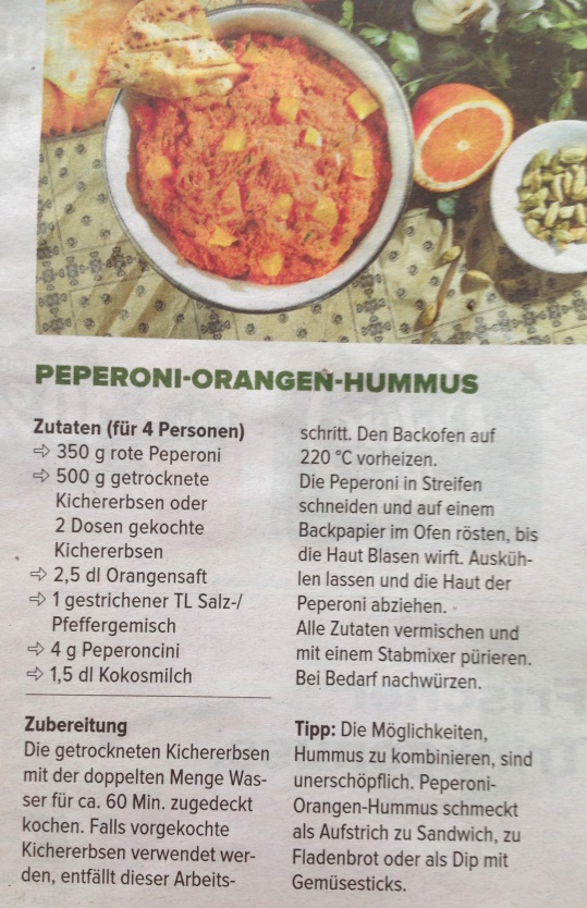 PEPERONI-ORANGEN HUMMUS